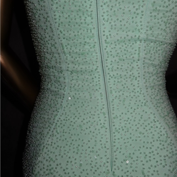 Oh Polly Strapless Mint Dress - Picture 10 of 10